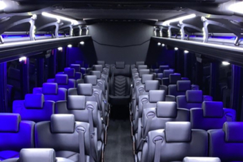 High Point Charter Bus Interior