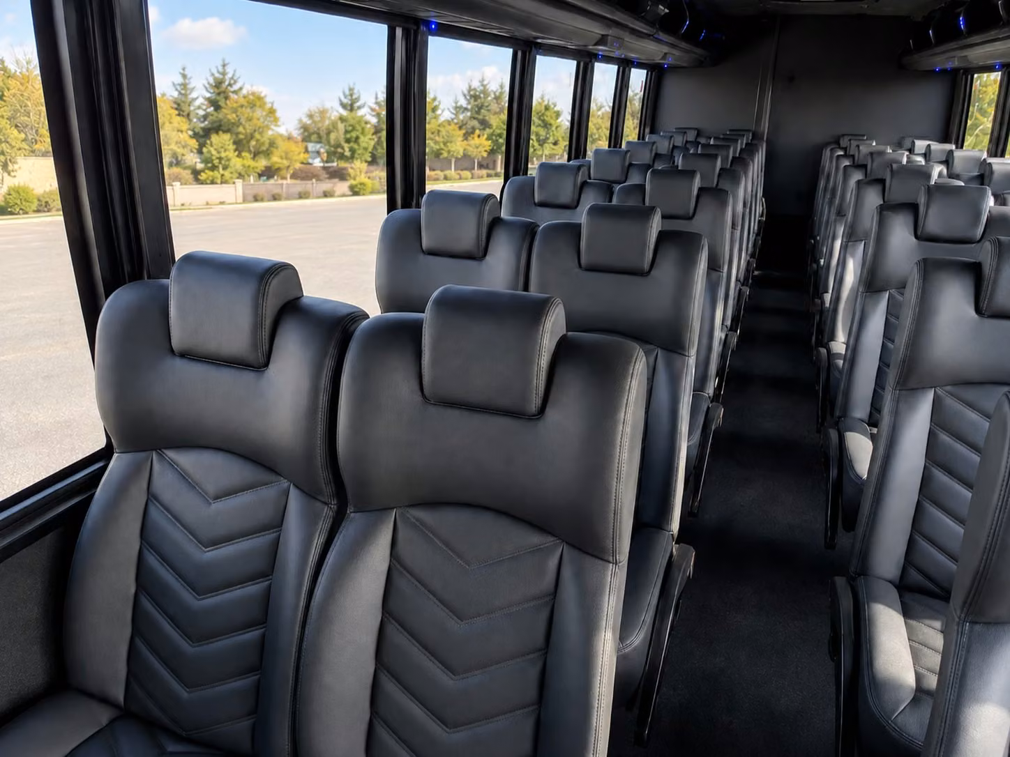 15 passenger minibus inside