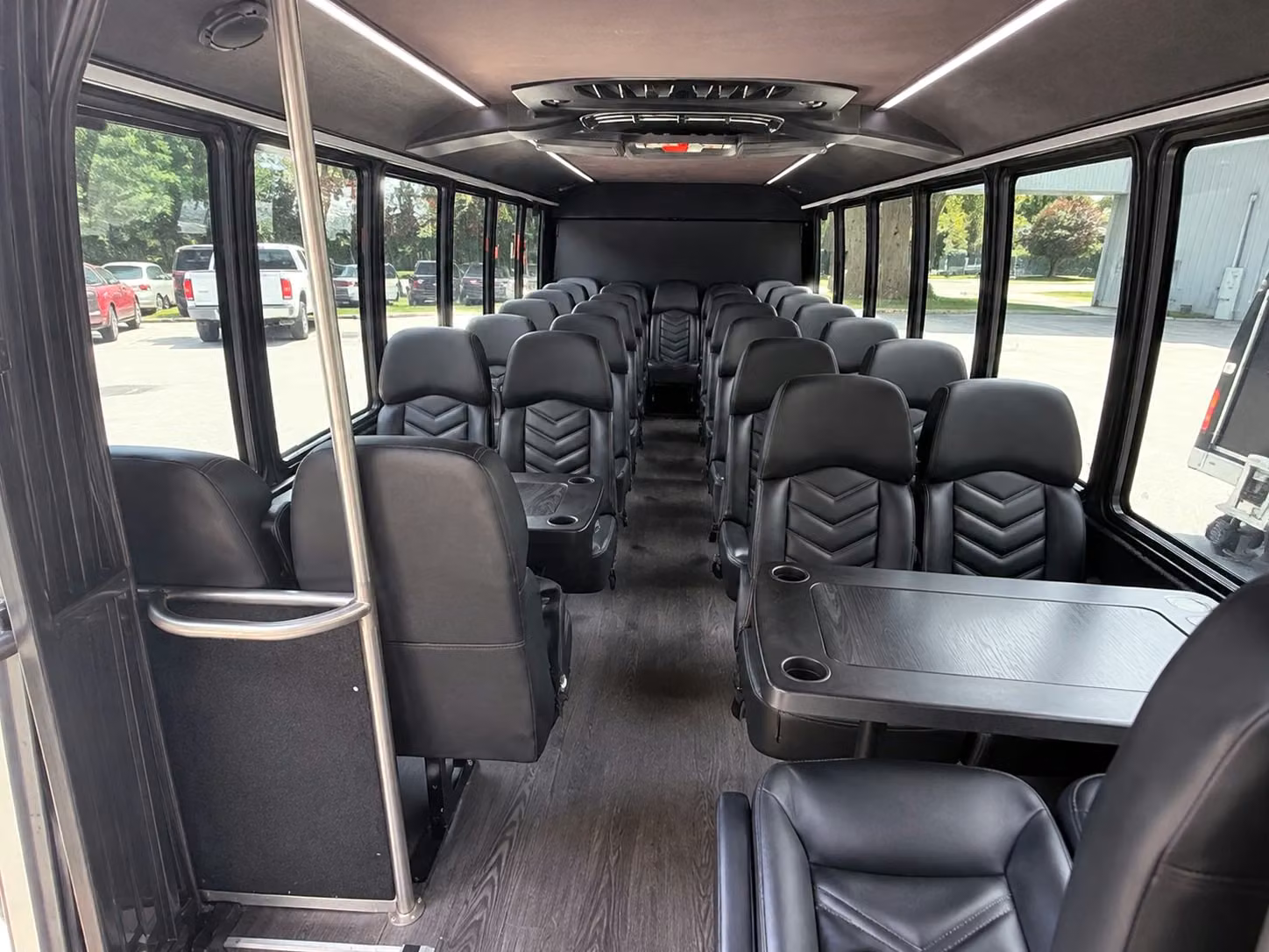 18 passenger minibus inside