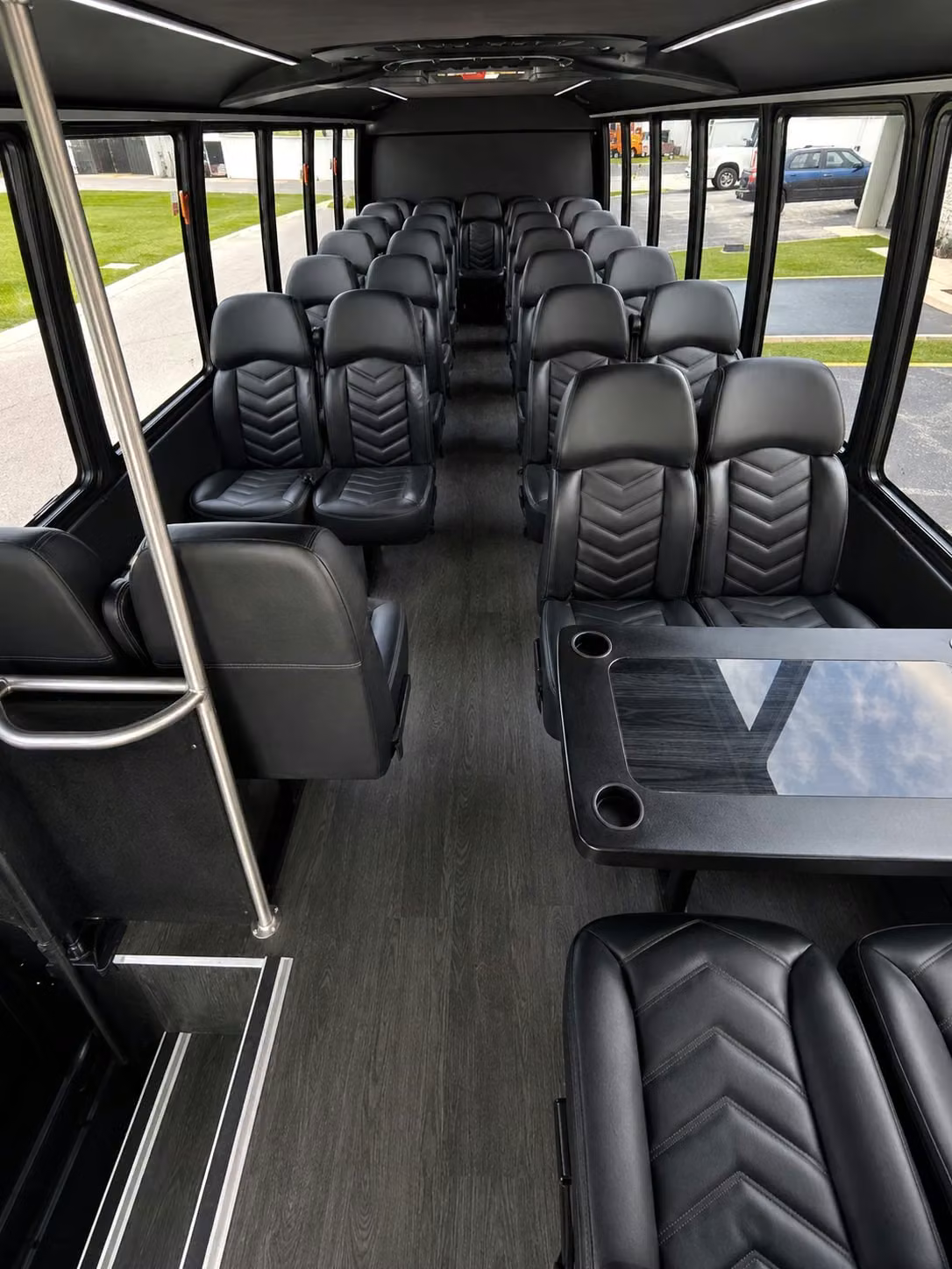 20 passenger minibus interior