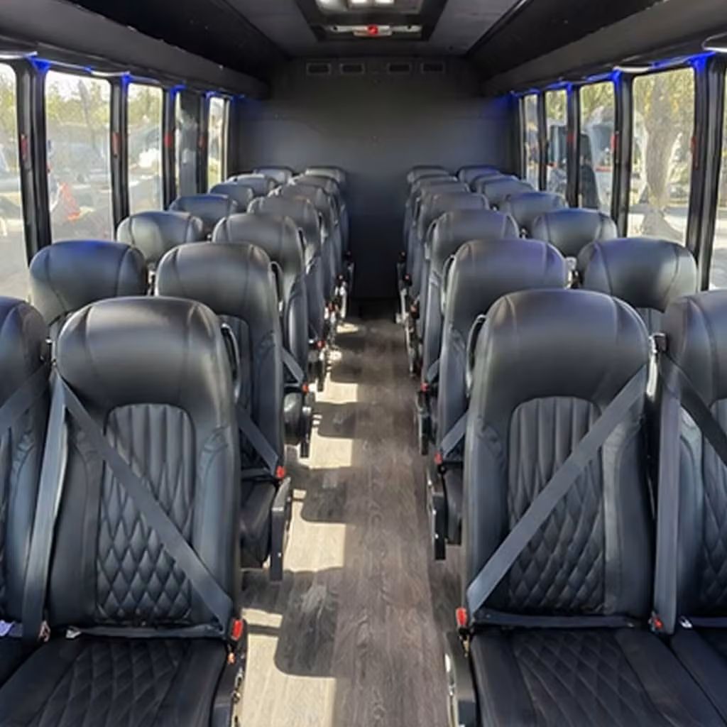 25 passenger minibus inside