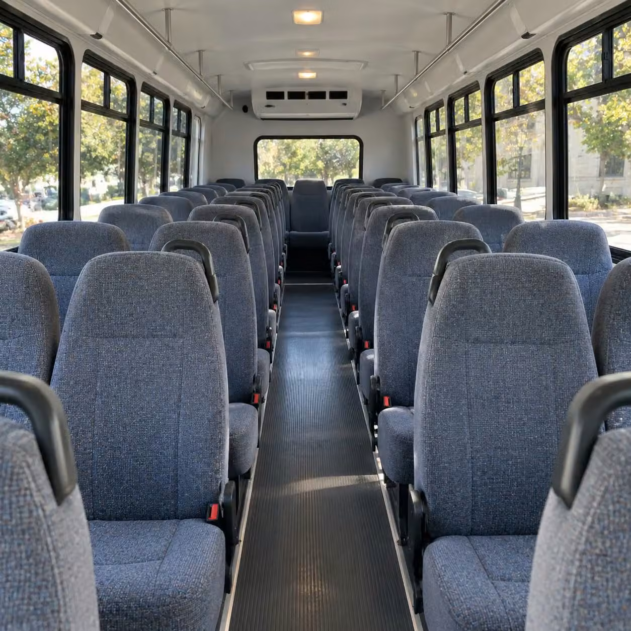 28 passenger minibus inside