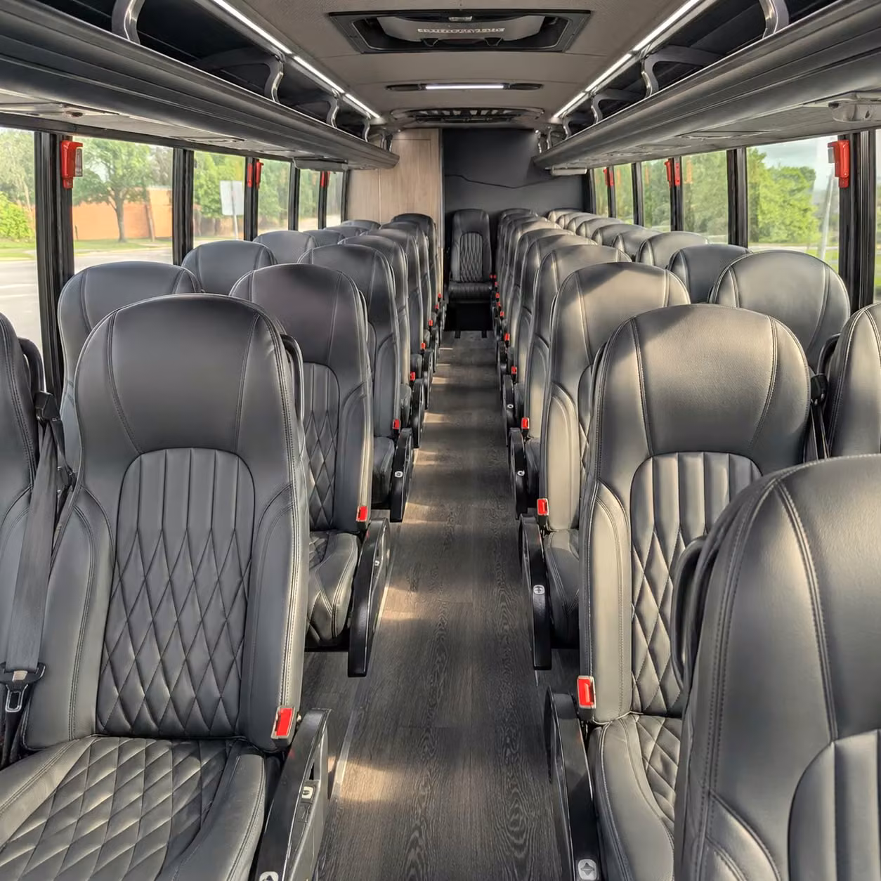 30 passenger minibus interior