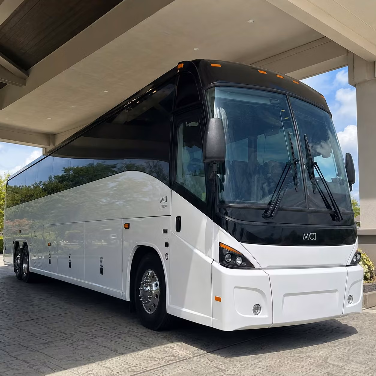 56 passenger charter bus