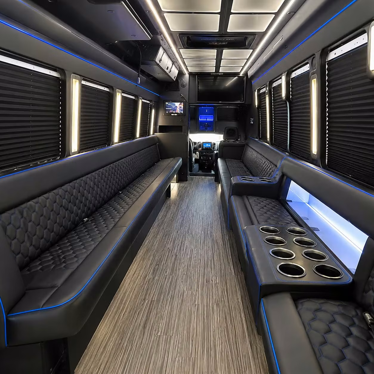 party bus interior