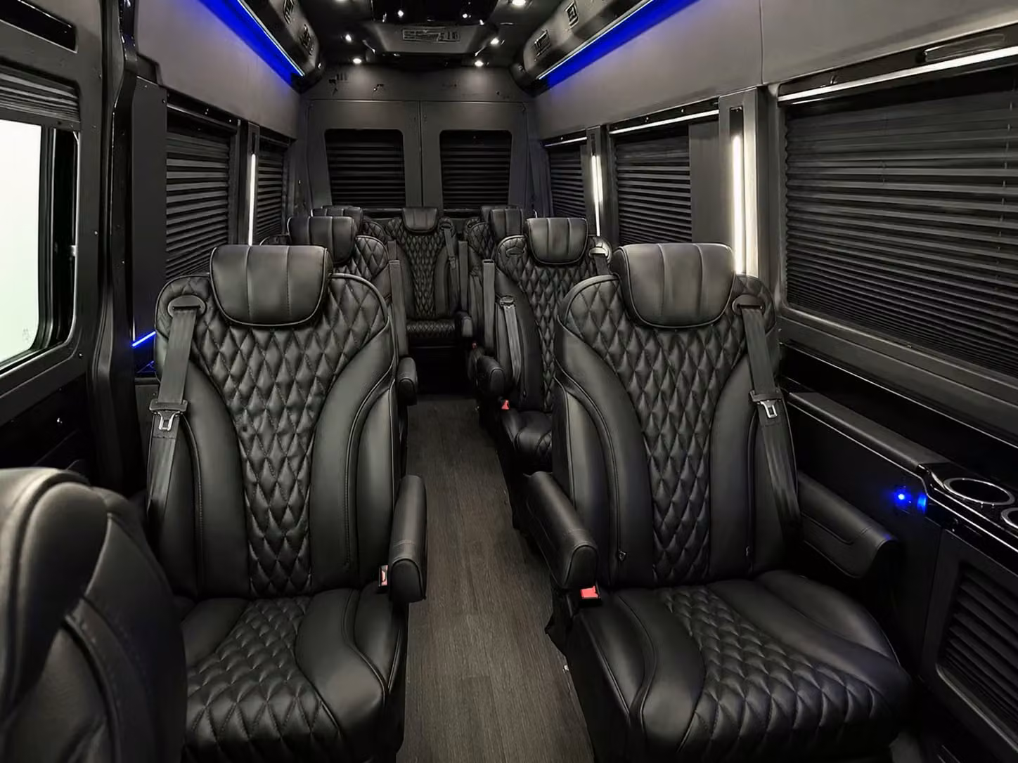 sprinter van with driver interior
